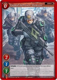 Exosuit Battalion "Byakuya" - Dawn of the Multiverse Alliance - Gate Ruler card