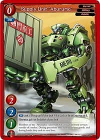 Supply Unit "Aburuma" - Dawn of the Multiverse Alliance - Gate Ruler card