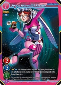 Space Journalist Krystel - Dawn of the Multiverse Alliance - Gate Ruler card