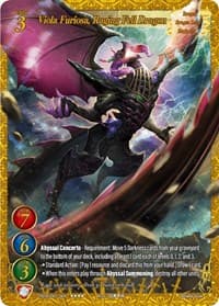 Viola Furiosa, Raging Fell Dragon - Dawn of the Multiverse Alliance - Gate Ruler card