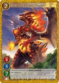 Ruberon, Crimson Dragon - Dawn of the Multiverse Alliance - Gate Ruler card