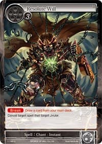 Resolute Will - The Dawn of Valhalla - Force of Will card