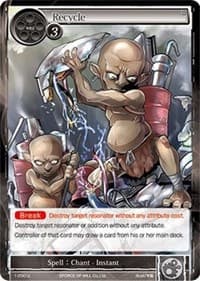 Recycle - The Dawn of Valhalla - Force of Will card