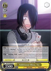 Additional Blow, Yu - Kaguya-sama: Love is War - Weiss Schwarz card