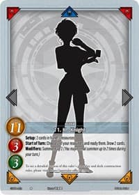 11. K - Knight (B) - Dawn of the Multiverse Alliance - Gate Ruler card