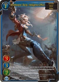 "Smithereens" Becky, Intelligence Officer - Dawn of the Multiverse Alliance - Gate Ruler card