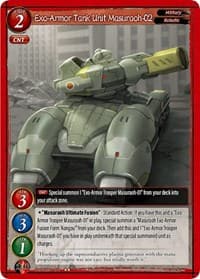 Exo-Armor Tank Unit Masuraoh-02 - Dawn of the Multiverse Alliance - Gate Ruler card