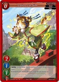 Calico Cat Sìth - Dawn of the Multiverse Alliance - Gate Ruler card