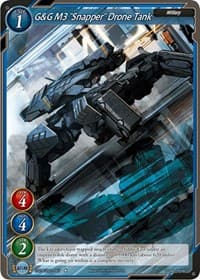 G&G M3 "Snapper" Drone Tank - Dawn of the Multiverse Alliance - Gate Ruler card