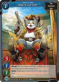 Selkirk Cat Sìth - Dawn of the Multiverse Alliance - Gate Ruler card