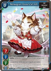 Norwegian Forest Cat Sìth - Dawn of the Multiverse Alliance - Gate Ruler card