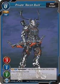 Private "Recon Buck" - Dawn of the Multiverse Alliance - Gate Ruler card