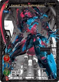 Exosuit Titan Gashadokuro (Uber Rare) - Dawn of the Multiverse Alliance - Gate Ruler card
