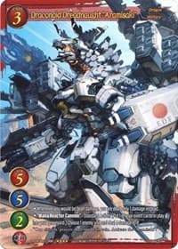 Draconoid Dreadnaught "Aramisaki" (Full Art) - Dawn of the Multiverse Alliance - Gate Ruler card