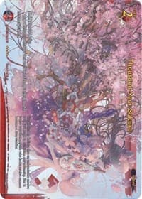 Thousand-Year Sakura (Full Art) - Dawn of the Multiverse Alliance - Gate Ruler card