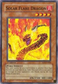Solar Flare Dragon - Structure Deck: Blaze of Destruction - YuGiOh card