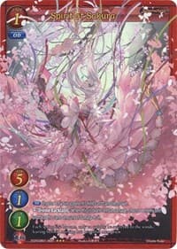Spirit of Sakura (Extended Art) - Dawn of the Multiverse Alliance - Gate Ruler card