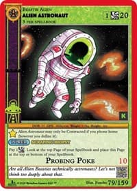 Alien Astronaut - Cryptid Nation: Kickstarter Edition - MetaZoo card