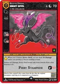 Jersey Devil - Cryptid Nation: Kickstarter Edition - MetaZoo card