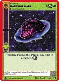 Black Hole Shard - Cryptid Nation: Kickstarter Edition - MetaZoo card