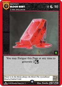 Blood Ruby - Cryptid Nation: Kickstarter Edition - MetaZoo card