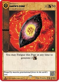 Earth's Core - Cryptid Nation: Kickstarter Edition - MetaZoo card