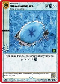 Eternal Snowflake - Cryptid Nation: Kickstarter Edition - MetaZoo card