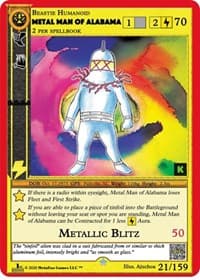 Metal Man of Alabama - Cryptid Nation: Kickstarter Edition - MetaZoo card