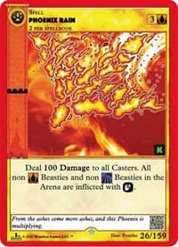 Phoenix Rain - Cryptid Nation: Kickstarter Edition - MetaZoo card