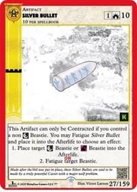 Silver Bullet - Cryptid Nation: Kickstarter Edition - MetaZoo card