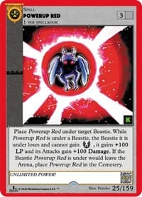 Powerup Red - Cryptid Nation: Kickstarter Edition - MetaZoo card