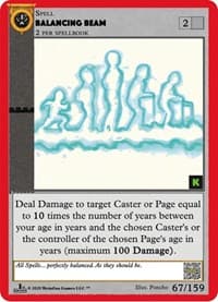 Balancing Beam - Cryptid Nation: Kickstarter Edition - MetaZoo card