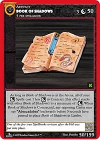 Book Of Shadows - Cryptid Nation: Kickstarter Edition - MetaZoo card