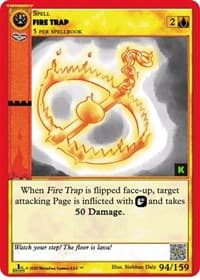 Fire Trap - Cryptid Nation: Kickstarter Edition - MetaZoo card