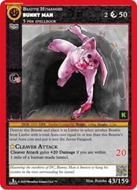 Bunny Man - Cryptid Nation: Kickstarter Edition - MetaZoo card