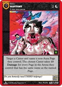 Gluttony - Cryptid Nation: Kickstarter Edition - MetaZoo card