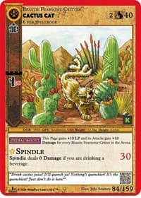 Cactus Cat - Cryptid Nation: Kickstarter Edition - MetaZoo card