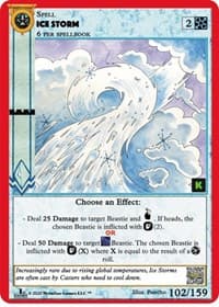 Ice Storm - Cryptid Nation: Kickstarter Edition - MetaZoo card