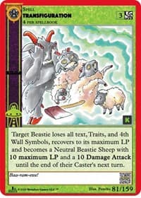 Transfiguration - Cryptid Nation: Kickstarter Edition - MetaZoo card