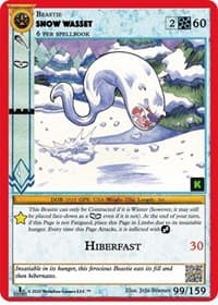 Snow Wasset - Cryptid Nation: Kickstarter Edition - MetaZoo card