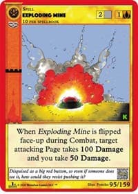 Exploding Mine - Cryptid Nation: Kickstarter Edition - MetaZoo card