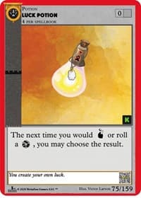 Luck Potion - Cryptid Nation: Kickstarter Edition - MetaZoo card