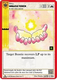 Miracle Touch - Cryptid Nation: Kickstarter Edition - MetaZoo card