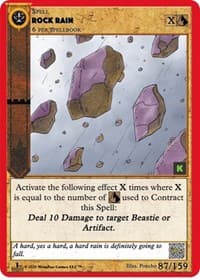 Rock Rain - Cryptid Nation: Kickstarter Edition - MetaZoo card