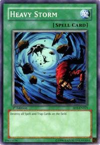 Heavy Storm - Structure Deck: Blaze of Destruction - YuGiOh card
