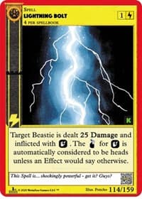 Lightning Bolt - Cryptid Nation: Kickstarter Edition - MetaZoo card