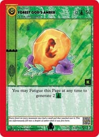 Forest God's Amber - Cryptid Nation: Kickstarter Edition Tribal Theme Decks - MetaZoo card