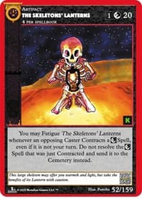 The Skeletons' Lanterns - Cryptid Nation: Kickstarter Edition - MetaZoo card