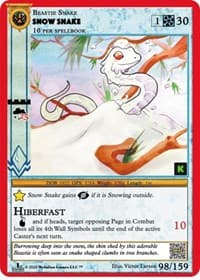 Snow Snake - Cryptid Nation: Kickstarter Edition - MetaZoo card