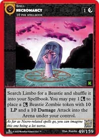 Necromancy - Cryptid Nation: Kickstarter Edition - MetaZoo card